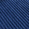 Hastings Home 24"x59" Memory Foam Extra Long Bath Mat by Hastings Home - Woven Jacquard Fleece - Navy 527926MJS